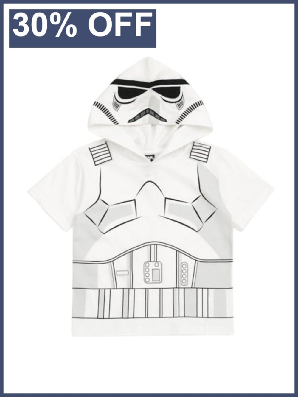 Star Wars Cosplay Hooded T-Shirt 100% Cotton Family Matching